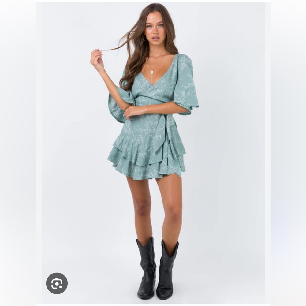 Princess Polly SoldOut Sage Romper